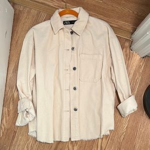 ZARA CORDUORY OVERSHIRT
